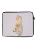 Mr. & Mrs. Panda Notebook Tasche Otter Bauch ohne Spruch in Grau Pastell