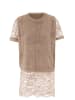 lurea Damen Strickpullover in Taupe