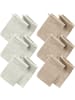 Erwin Müller Frottier Waschhandschuh 12er-Pack Heidelberg in creme-beige