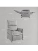 HOMCOM Elektrischer Relaxsessel-83L x 80B x 104H cm-Grau