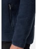 CASH-MERE.CH Retro-Fleece-Jacke aus recyceltem Polyester in Navy Blau