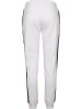 Urban Classics Trousers - Sweat in white/black/white