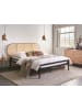 Beliani Doppelbett BOULIN in Schwarz/Braun - (W) 181 x (H) 103 x (L) 208 cm