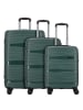 D&N Travel Line 4300 4 Rollen Kofferset 3-teilig in dark green