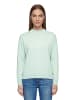 Betty Barclay Basic-Strickpullover mit Stehkragen in Grey Green Melange