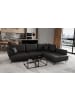 MF Design Lardo Recamiere Rechts in Schwarz -  (L) 191 x (B) 276 x (H) 90 cm