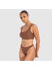 SMILODOX Plunge Bralette Nysa in Braun