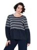 Ulla Popken Langarmshirt in marine