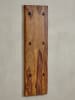 KADIMA DESIGN Wandgarderobe aus Sheesham Massivholz, Baumkanten, 6 stabile Haken