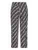 Betty Barclay Marlene-Hose mit elastischem Bund in Schwarz/Beige