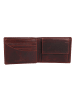 Greenburry Rugged Geldbörse RFID Schutz Leder 12.5 cm brown