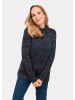 GOLDNER Kurzgröße:  Strickpullover Trageangenehmer Multicolor-Pullover in bunt