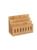 relaxdays Dokumentenhalter in Natur - (B)18 x (H)13 x (T)8 cm