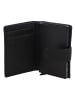 Greenburry Nappa Kreditkartenetui RFID Schutz Leder 8 cm in black
