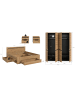 ebuy24 Schlafzimmer-Set Canu (4-teilig) Eiche 1 x 1 cm