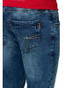 Timezone Slim Fit Jeans Stretch Denim Hose Stone Wash in Blau