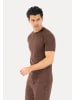 SMILODOX T-Shirt Delian in Braun