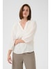 Kaffe Langarm-Bluse KAannika Regular fit in Chalk