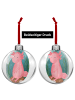 Mr. & Mrs. Panda Weihnachtskugel Axolotl Niedlich Design ohne Sp... in Weiß
