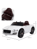 HOMCOM Bentley GT Kinder Elektroauto Weiß