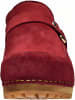 Sanita Comfortwear Clog "Wood-Lissy Open" in Rot