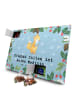 Mr. & Mrs. Panda Advents-Teekalender Fuchs Origami mit Spruch in Eisblau