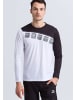 erima 5-C Longsleeve in weiss/schwarz/dunkelgrau