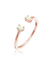 Elli Ring 925 Sterling Silber Oval in Rosegold