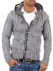 behype Strickjacke CR-7013 in grau