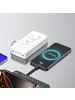 Dudao K11 Pro 20000mAh Powerbank mit Kabeln weiß
