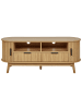 Beliani TV-Möbel SELAH in Braun - (W) 120 x (H) 47 x (L) 40 cm