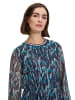 BETTY & CO Casual-Kleid mit Rundhalsausschnitt in Dark Blue/Petrol