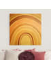 WALLART Leinwandbild Gold - Aquarell Regenbogen Rosa in Rosa