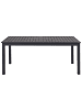 Beliani Gartentisch SKALOMA in Grau - (W) 90 x (H) 74 x (L) 180 cm