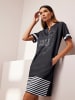 Heine Jerseykleid in schwarz-weiß-bedruckt