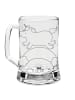 Mr. & Mrs. Panda Bierglas Einhorn Regenbogen ohne Spruch in Transparent