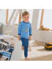 Erwin Müller Single-Jersey Kinder-Schlafanzug in blau/marine