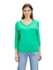 CARTOON Strickpullover mit V-Ausschnitt in Bright Green