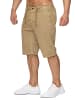 Max Men Bermuda Shorts Stretch 3/4 Chino Hose H1929 in Beige