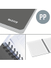 Leitz Collegeblock Office A5 PP kariert grau