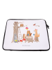 Mr. & Mrs. Panda Notebook Tasche Waldtiere Picknick mit Spruch in Weiß
