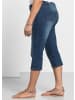 sheego 3/4-Jeans in blue denim