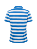 Marie Lund Poloshirt in blau weiß - 0012