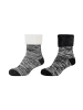 camano Socken 2er Pack warm & cozy in Schwarz