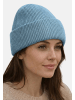 Yuhu Beanie aus Polyester Unisex für Herbst und Winter in Hell-Blau