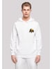 F4NT4STIC Basic Hoodie Rainbow Turtle HOODIE UNISEX in weiß