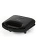 Gourmet Maxx Sandwich Maker mit LED-Kontrollleuchte 750W schwarz Schwarz