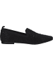 La Strada Slipper in black knitted
