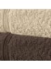 Erwin Müller Frottier Duschtuch 4er-Pack Heidelberg in beige-braun