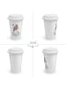 Mr. & Mrs. Panda Tumbler Otter Seerose mit Spruch in Weiß
